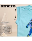 Kids Boy's Cartoon Suit Set/ Summer Boy's Singlet & Short Pant/ Baju Singlet  Super Hero Set Budak Lelaki #1110 #494