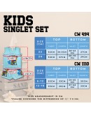 Kids Boy's Cartoon Suit Set/ Summer Boy's Singlet & Short Pant/ Baju Singlet  Super Hero Set Budak Lelaki #1110 #494