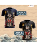 GOLD CLUB Limited Edition Japanese Style Short Sleeve Jersey/ Anime One Piece Luffy Shirt/ Japan Cartoon Tshirt