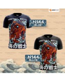 GOLD CLUB Limited Edition Japanese Style Short Sleeve Jersey/ Anime One Piece Luffy Shirt/ Japan Cartoon Tshirt
