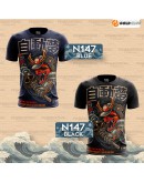 GOLD CLUB Limited Edition Japanese Style Short Sleeve Jersey/ Anime One Piece Luffy Shirt/ Japan Cartoon Tshirt