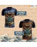 GOLD CLUB Limited Edition Japanese Style Short Sleeve Jersey/ Anime One Piece Luffy Shirt/ Japan Cartoon Tshirt