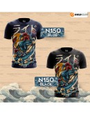 GOLD CLUB Limited Edition Japanese Style Short Sleeve Jersey/ Anime One Piece Luffy Shirt/ Japan Cartoon Tshirt
