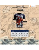 GOLD CLUB Limited Edition Japanese Style Short Sleeve Jersey/ Anime One Piece Luffy Shirt/ Japan Cartoon Tshirt