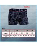 3pcs Body Love Men Boxer Underwear #8807