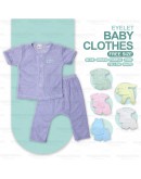 BAJU BAYI BERLUBANG SET /BABY EYELET SUIT