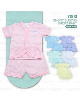 0-18 Month Newborn Baby Eyelet Suit/ Baju Bayi Set Berlubang