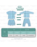 BAJU BAYI BERLUBANG SET /BABY EYELET SUIT