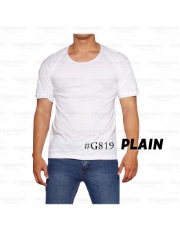 Baju Pagoda Eagle King Cotton Plain Round Neck T Shirt