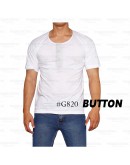 Baju Pagoda Eagle King Cotton Botton Neck T Shirt