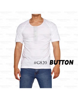 Baju Pagoda Eagle King Cotton Botton Neck T Shirt