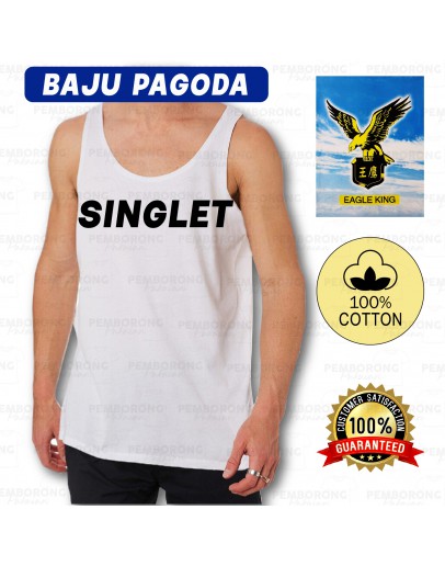 Baju Pagoda Eagle King Cotton Inner Singlet