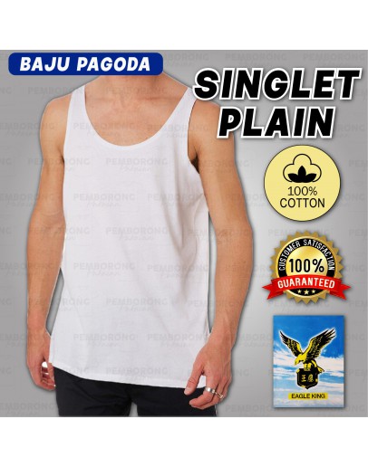Baju Pagoda Eagle King Cotton Inner Singlet