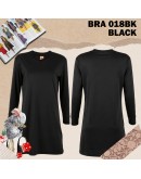 Muslimah Baju Inner lengan Panjang Elasticated Girls Long Sleeve Muslimah Inner Wear #018