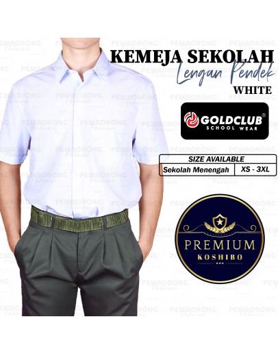 GOLD CLUB Secondary Short Sleeve White Shirt