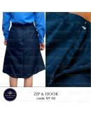 GOLD CLUB School Uniform Navy Blue Half Skirt / Sekolah Menengah Skirt Pengawas