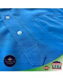 GOLD CLUB Baju Melayu Cekak Musang Set Baju Melayu Slim Fit Sekolah KAFA/ Cekak Musang Warna Biru 