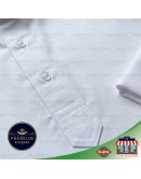GOLD CLUB Baju Melayu Cekak Musang Set Baju Melayu Slim Fit Sekolah KAFA/ Cekak Musang Warna Putih