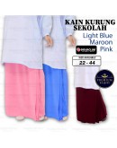 GOLD CLUB Kain KAFA Sekolah Rendah Warna Biru Muda/ Maroon/ Merah Jambu/ Uniform Sekolah