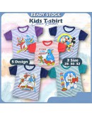 Kids Short Sleeve Cotton T-shirt/ Baju Budak Lengan Pendek #116