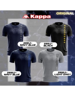 Kappa Kid Microfiber Short Sleeve Jersey/ Unisex Quick Dry Microfiber T-shirt/ Jersi Budak Lengan Pendek