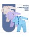 New Born Baby Cotton Cloth Set Long & Short Sleeve / Baju Bayi Seluar Panjang Clothing Unisex