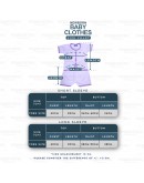 New Born Baby Cotton Suit Set/ Baju Bayi Clothing Unisex