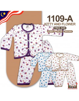 New Born Baby Cotton Suit Set Long & Short Sleeve / Baju Bayi Clothing Unisex