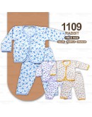 New Born Baby Cotton Suit Set Long & Short Sleeve / Baju Bayi Clothing Unisex