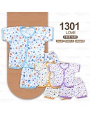 New Born Baby Cotton Suit Set Long & Short Sleeve / Baju Bayi Clothing Unisex