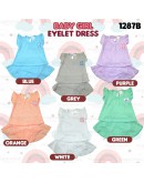Baby Girl Eyelet Dress Suit/ Dress Bayi Berlubang/ Baby Girl Set 6-12 /12-18 Months