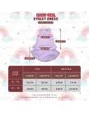 Baby Girl Eyelet Dress Suit/ Dress Bayi Berlubang/ Baby Girl Set 6-12 /12-18 Months #1288_A