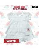 Baby Girl Eyelet Dress Suit/ Dress Bayi Berlubang/ Baby Girl Set 6-12 /12-18 Months #1288_A