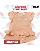 Baby Girl Eyelet Dress Suit/ Dress Bayi Berlubang/ Baby Girl Set 6-12 /12-18 Months #1288_B