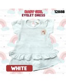 Baby Girl Eyelet Dress Suit/ Dress Bayi Berlubang/ Baby Girl Set 6-12 /12-18 Months #1288_B