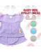 Baby Girl Eyelet Dress Suit/ Dress Bayi Berlubang/ Baby Girl Set 6-12 /12-18 Months #1288_A
