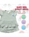 Baby Girl Eyelet Dress Suit/ Dress Bayi Berlubang/ Baby Girl Set 6-12 /12-18 Months #1288_B