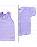 Baby Eyelet Clothing Set Unisex Eyelet Suit Set/ Baju Bayi Lubang