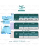 Baby Eyelet Clothing Set Unisex Eyelet Suit Set/ Baju Bayi Lubang