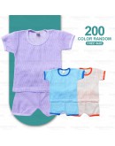 Baby Eyelet Clothing Set Unisex Eyelet Suit Set/ Baju Bayi Lubang