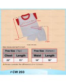 Baby Singlet Eyelet Set / Baju Bayi Berlubang #CW 203