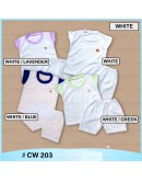Baby Singlet Eyelet Set / Baju Bayi Berlubang #CW 203