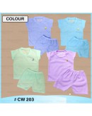 Baby Singlet Eyelet Set / Baju Bayi Berlubang #CW 203