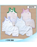 Baby Singlet Eyelet Set / Baju Bayi Berlubang #CW 288