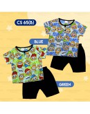 (1-3Y) Kids Boy's Clothes Suit Set/ Summer Boy's T-shirt & Short Pant/ Baju Set Budak Lelaki