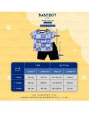 (1-3Y) Kids Boy's Clothes Suit Set/ Summer Boy's T-shirt & Short Pant/ Baju Set Budak Lelaki