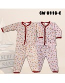 Baju Bayi Perempuan Set 0-18 Month/ Baby Girl Cotton Cloth Set #H118-C,E,F