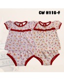 Baju Bayi Perempuan Set 0-18 Month/ Baby Girl Cotton Cloth Set #H118-C,E,F