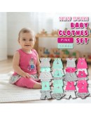 Baju Bayi Perempuan Set 0-18 Month/ Baby Girl Cotton Cloth Set #H501