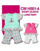 Baju Bayi Perempuan Set 0-18 Month/ Baby Girl Cotton Cloth Set #H501